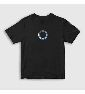 Presmono Unisex Çocuk Siyah Loading Black Mirror T-Shirt 182232tt