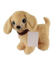 Sesli Peluş Köpek - 2309033 - Açık Kahverengi