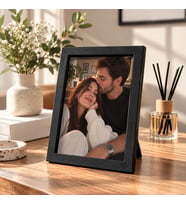 Fotoğraflı Dekoratif Siyah Çerçeve Kişiye Özel A5 Çerçeve
