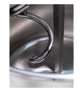 Bosfor 25 kg Komple Paslanmaz Gövde Spiral Hamur Yoğurma Makinesi 220V (Gri)