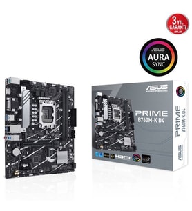 ASUS PRIME B760M-K D4 DDR4 HDMI PCIE 4.0 1700p mATX