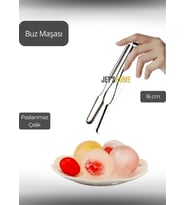 Buz Maşası Paslanmaz Buz Kaşığı Çelik İnox 16 cm