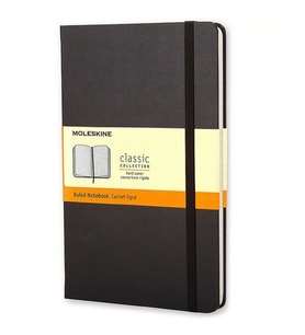 Moleskine Sert Kapak Defter Siyah (Çizgili - 11,5x18) - 2944
