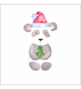 Yılbaşıı Koala Sticker Duvar Sticker 30x15 CM