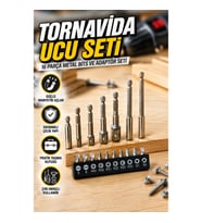 16 Parça Metal Bits ve Adaptör Seti – Manyetik Çok Amaçlı Tornavida Uçları