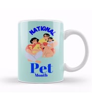 National Pet Month Kupa Bardak Porselen
