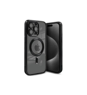 Apple İphone 15 Pro Kılıf Kross Magneticsafe Kapak - Siyah