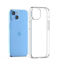 Apple iPhone 14 Kılıf Zore Coss Şeffaf Sert Silikon Kılıf (Renksiz)
