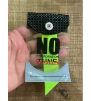 10X6 CM ÇITÇITLI ÇANTA GİYİM AKSESUARI ARMA YAMA (Açık Gri - Neon Yeşil)