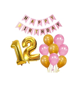 12 Yaş Doğum Günü Kız Pembe
