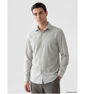 LCW ECO Haki Regular Fit Erkek Gömlek