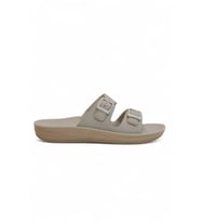 2142-9890 Tam Anatomik Unisex Hac ve Umre İçin Dikişsiz Terlik (Bej)