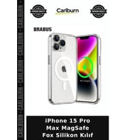iPhone 15 Pro Max MagSafe Fox Silikon Kılıf Akıllı Telefon Aksesuar Günlük Kullanım