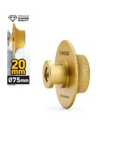 SGS2794 M14-75x20 Mm Vakum Elmas Mermer Granit Taşlama Diski Balık Sırtı