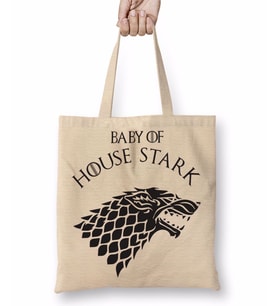 Game Of Thrones Baby Of House Stark Bez Çanta Uzun Saplı
