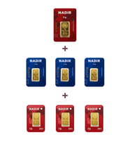 Nadir Gold 24 Ayar 15,5 Gram Altın (1 Ad 5 Gram Altın + 3 Ad 2,5 Gram Altın + 3 Ad 1 Gram Altın )