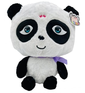 Peluş Koca Kafa Panda 50 Cm - Mavi Su Dünyası (Çok Renkli)