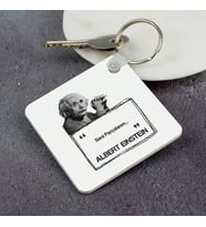 Albert Einstein Esprili Anahtarlık
