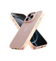 iPhone 16 Pro Kılıf Elegant Kapak - Pudra