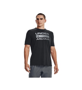 Under Armour Ua Team Issue Wordmark Ss Erkek Günlük Tişört 1329582-001 Siyah