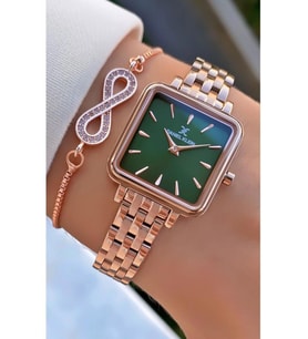 Daniel Klein MRD12214 Rose Gold Renk Kadın Kol Saati Bileklik Hediyeli
