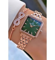 Daniel Klein MRD12214 Rose Gold Renk Kadın Kol Saati Bileklik Hediyeli