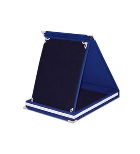 Lacivert Kadife Plaket - Metalsiz Boş Plaket