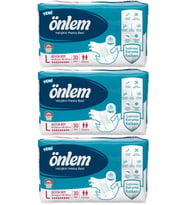 Önlem Hasta Bezi Bel Bantlı Tekstil Yüzey Large Büyük 90 Adet