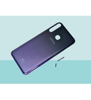 Infinix HOT 8 Uyumlu FULL KASA Arka Kapak Batarya Kapağı - MAVİ SİYAH