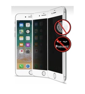 Iphone 7 Mat Hayalet Ekran Gizli Privacy Tam Kaplayan Kırılmaz Cam Seramik Nano Ekran Koruyucu Beyaz