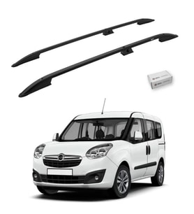 Turtle Opel Combo D 2012-2018 / Kısa Şasi Tavan Çıtası Crown Siyah