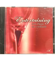 (Plak Değildir CD dir) CD Entertaining Solo Piano For Cocktails CD (Karışık)