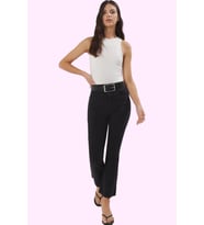 Kadın Yüksek Bel Geniş Paça Denim Pantolon Regular Boy Flare Kesim Günlük Stil Özel Günler (Antrasit)