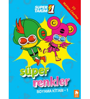 Süper 1 Takım Süper Renkler Boyama Kitabı - 1