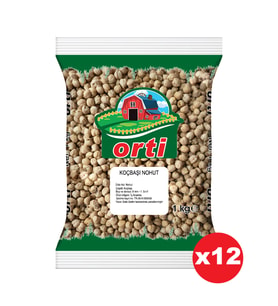 Orti Koçbaşı Nohut 1 Kg. x 12 Adet
