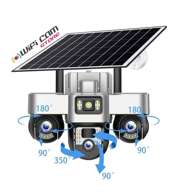 3 Motorlu V380 4G Solar Kamera