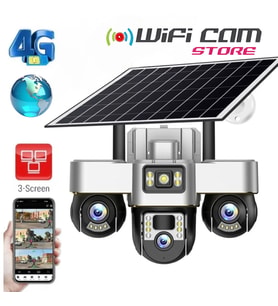 3 Motorlu V380 4G Solar Kamera