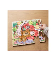 Sayıları Öğrenelim Tasarımlı 24 Parça Ahşap Çocuk Puzzle MPK0938