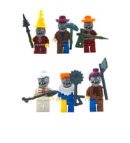 Hayal Gücünü Canlandıran 6'lı Lego Uyumlu Plants vs Zombies Figürleri 5cm. ve Aksesuarları (Çok Renkli)