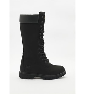Caterpillar Clovis Hi Black Nubuk Kadın Çizme (Siyah)