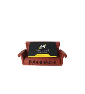 Friends Dizi Central Perk Koltuk Kanepe Dekoratif Biblo Large Boy Kartvizitlik