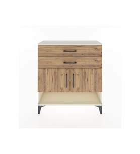 Arges Şifonyer 2 Raflı 2 Çekmeceli 2 Kapaklı 88x30x96 Aytaşı-Çam