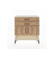 Arges Şifonyer 2 Raflı 2 Çekmeceli 2 Kapaklı 88x30x96 Aytaşı-Çam