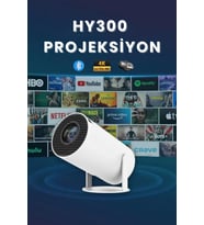 Taşınabilir 4K Projektör, Android 11.0 ve Bluetooth ile Ev Sineması