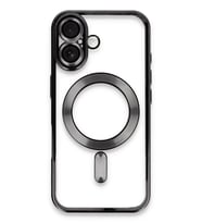 Newface Apple iPhone 16 Kılıf Kross Magneticsafe Kapak - Siyah