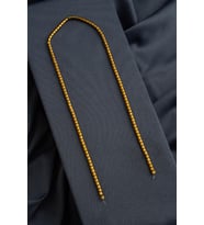 Hematit Doğal Taş Parlak Gold Silindir Kesim 3x3mm Dizi [AA]