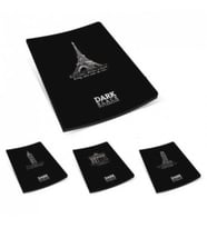 GIPTA DARK İPLİKLİ DİKİŞLİ KARTON KAPAK A5 36 YP. ÇİZGİSİZ SİYAH DEFTER 2677 - TEKLİ