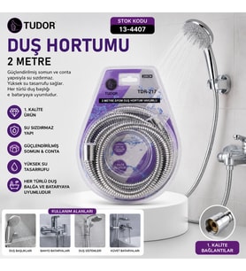 DUŞ HORTUMU 200CM VAKUMLU AMBALAJ (5343)