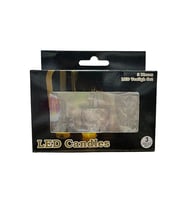 3'li Kristal LED Mum
