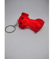 Kırmızı Köpek Figürlü Anahtarlık